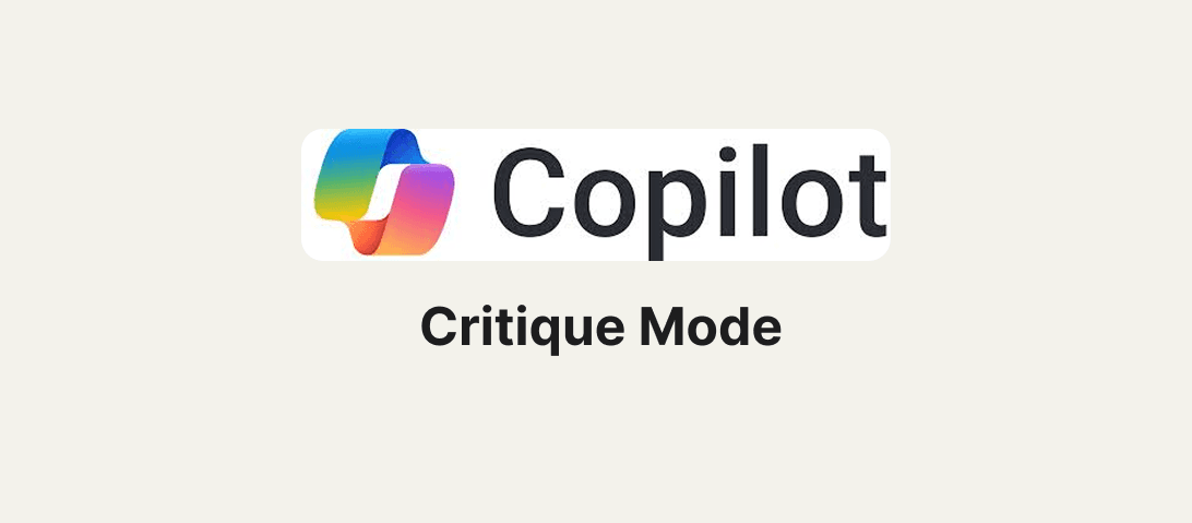 What is Microsoft Copilot's Critique Mode?